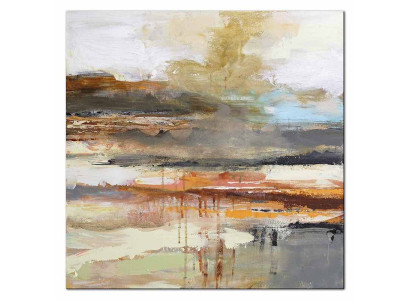 Verdadera obra de arte Pinturas al óleo Abstracto Moderno Cuadro al óleo Pintura Imagen Lienzo