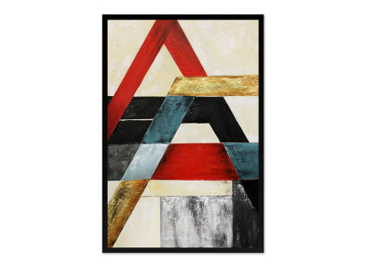 Trabajo manual Imágenes Pinturas al óleo Abstracto Pintura Imagen Moderno Pintura al óleo Lienzo 63x93cm
