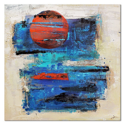 Cuadros Cuadros al óleo Pinturas pintadas a mano Bastidor abstracto de arte moderno Imagen de aceite Nuevo