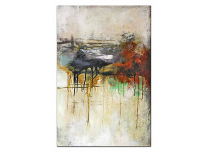 Cuadro abstracto de un panda, pintado a mano, con marco, pintura al óleo, imágenes modernas, abstractas.