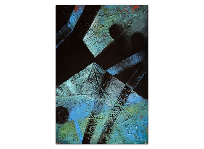 Cuadro al óleo abstracto moderno imágenes pinturas al óleo lienzo verdadera imagen artesanía pintura.