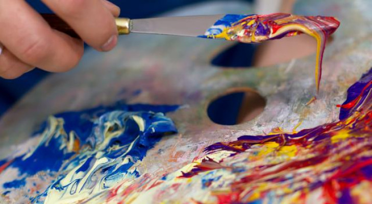 Abstracto Cuadro Moderno Pintura al óleo Pintura lienzo Hecho a mano cuadros Cuadros al óleo