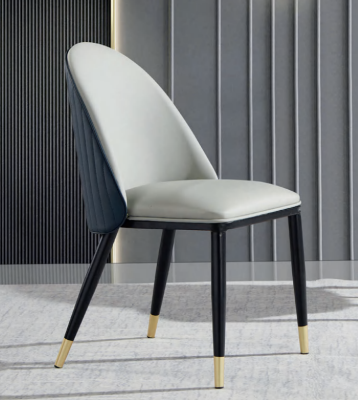 Silla de comedor gris claro Sillas de madera elegantes Sillones modernos nuevos