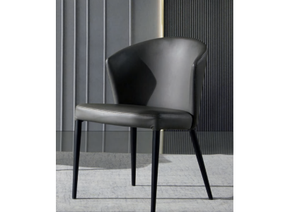 Silla de comedor negra Sillas de comedor de madera elegantes Muebles modernos