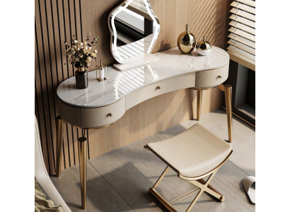 Tocador moderno, muebles de dormitorio, cómoda de tocador, 3 cajones.