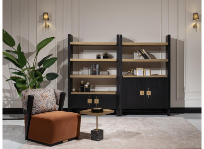 Sillón reclinable conjunto de sillones de tela mesa auxiliar estanterías set de 5 piezas naranja