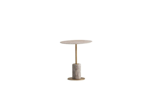 Conjunto de sala de estar de 4 piezas, sofá de tres plazas y mesas de centro en tela beige y madera.