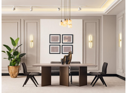Grupo de comedor Rincón de comedor Muebles de comedor Mesa de comedor Comedor 7 piezas Madera Gris