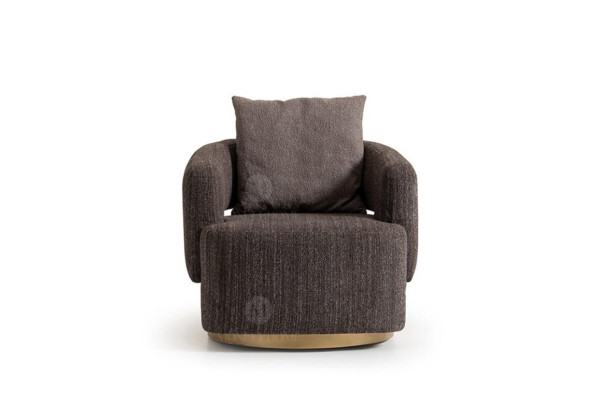 Conjunto de salón completo, 4 piezas, tela gris, madera, moderno.