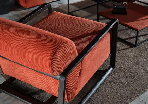 - Conjunto de sofá de tela de tres plazas y sillón gris