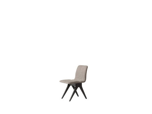 Grupo de sillas Sillas de comedor Silla de cocina Gris Silla de madera 6 piezas Tela