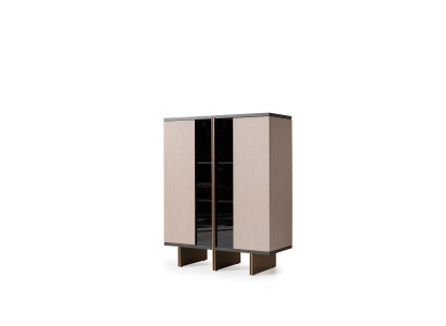 Mueble bar vitrina armario madera sala de estar armario de vino moderno