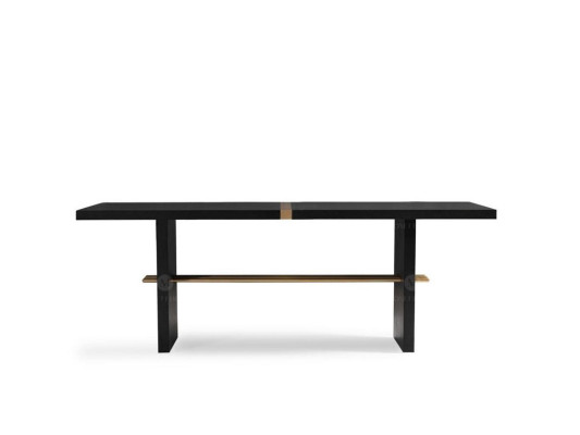 Mesa de comedor mesa de comedor mesa comedor madera negro muebles de comedor