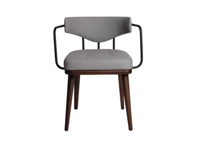 Silla de comedor de lujo, silla reclinable moderna, sillas con apoyabrazos, sillas de madera.