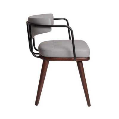 Silla de comedor de lujo, silla reclinable moderna, sillas con apoyabrazos, sillas de madera.