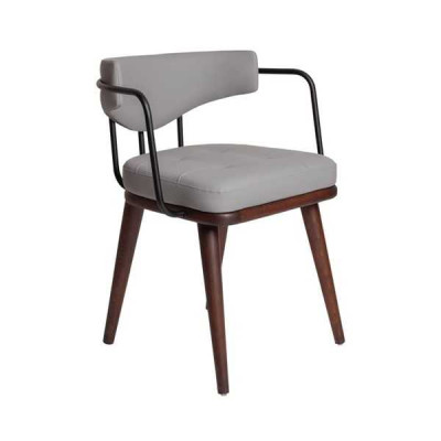 Silla de comedor de lujo, silla reclinable moderna, sillas con apoyabrazos, sillas de madera.