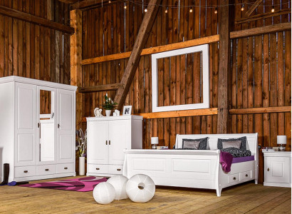 Conjunto de dormitorio de diseño rústico de lujo mobiliario cama mesita de noche cómoda 6 piezas.