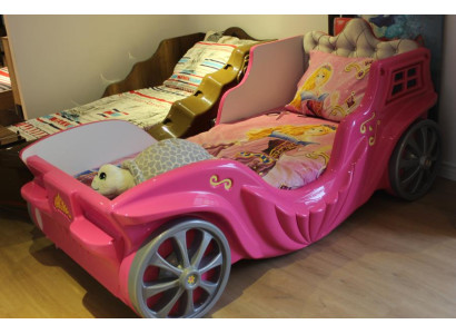 Cama infantil Habitación infantil Cama Dormitorio Madera Princesa Niña Cama Nueva