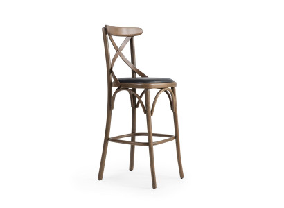 Taburete de diseñador moderno de madera para la decoración de sillas de comedor.