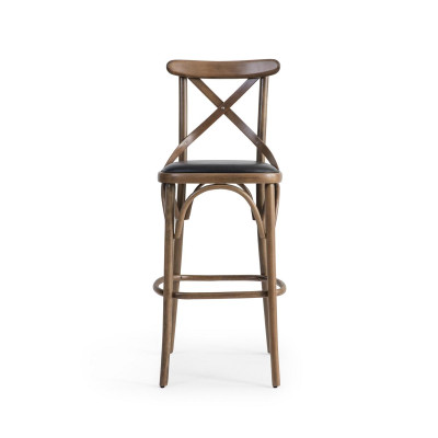 Taburete de diseñador moderno de madera para la decoración de sillas de comedor.