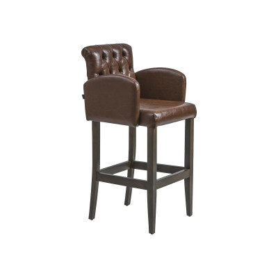 Taburetes de bar modernos Taburete de madera Taburete Silla de comedor de bar Muebles de lujo