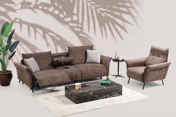 Conjunto Sofá Sofá Diseñador Moderno Conjunto de Lujo de Sala de Estar Silla Nueva