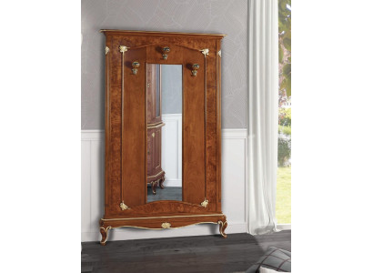 Perchero de pared de pie de madera Ropa italiana de madera.
