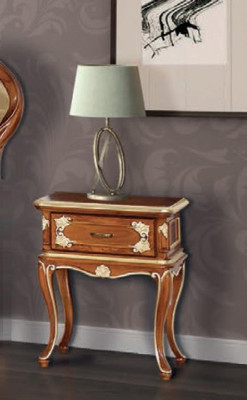Clásica mesita de noche Diseño de mesa Muebles Mesitas de noche Dormitorio Mesa auxiliar
