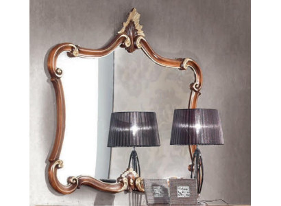 Espejo de pared italiano Espejo clásico Muebles de madera de lujo Mobiliario nuevo