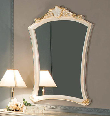 Espejo de lujo diseño clásico espejo blanco Muebles Estilos de espejo Elisa espejo nuevo