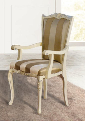 Silla Clásico Diseño 1 Plaza Sillón Madera Sillas Muebles Italianos Nuevo