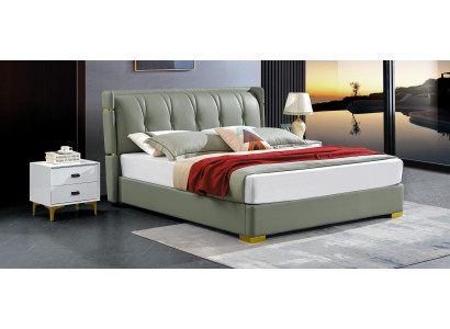 Diseño cama 2x mesita de noche 3 piezas. Juego de dormitorio de lujo completo Nuevo