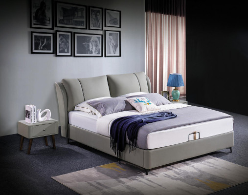 Cama doble clásica cama de matrimonio decoración diseño de lujo camas modernas estilo nuevo
