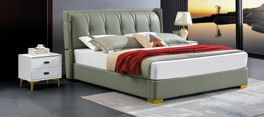 Cama doble Beige Muebles Camas Dormitorio Cama doble Beige Hotel