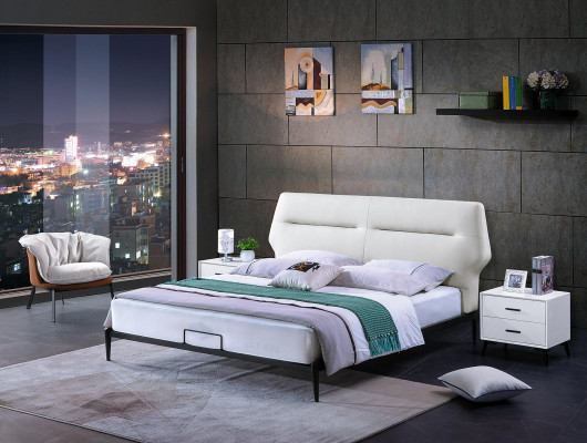 Cama clásica cama doble de madera estilo rural camas de dormitorio de madera auténtica.