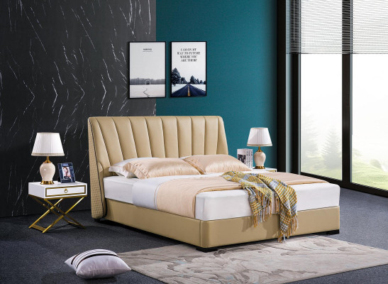 Cama doble dormitorio camas muebles de lujo cama doble decoración de hotel