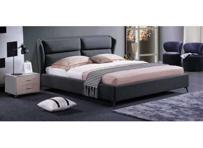 Diseño cama dormitorio camas de lujo textil hotel tapizado 180x200cm tela muebles