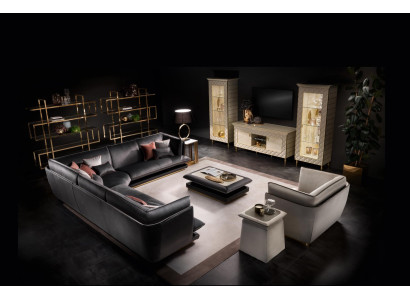 Diseño de muebles sofá conjunto de sofás Sofás de conjuntos de sofás de 4 piezas. Set arredoclassic