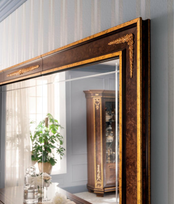 arredoclassic™ Conjunto de dormitorio Modigliani estilo barroco rococó Cama Mesita de noche 4 piezas.