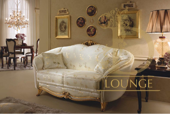 Clase de lujo 3+1+1 Grupo de sofás de muebles italianos Sofá Sofá Nuevo