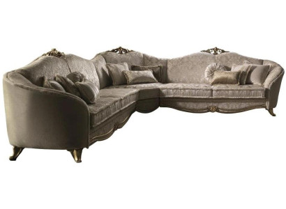 Sofá de esquina conjunto de salón sofá sofá en forma de L acolchado sofás textiles arredoclassic