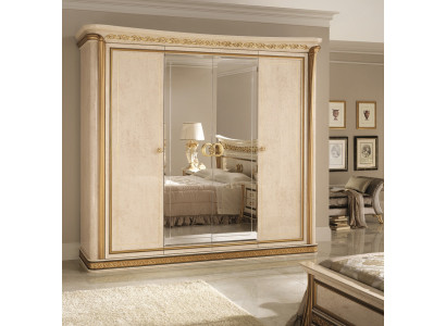 Armario de ropa de lujo armarios de alto brillo muebles de diseñador de madera para el hogar nuevos