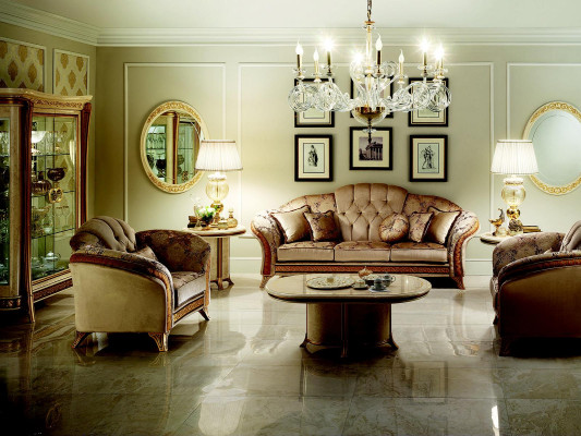 Clase de lujo 2+1 conjunto de sofás de muebles italianos Sofá arredoclassic™ nuevo