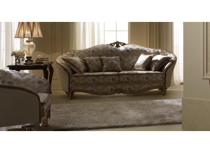 Sofá de 3 plazas más 1 plazas, clásico conjunto de sala de estar con sofás acolchados.