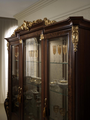 Lujo vitrina sala de estar muebles armario vitrinas armarios de diseñador cómoda