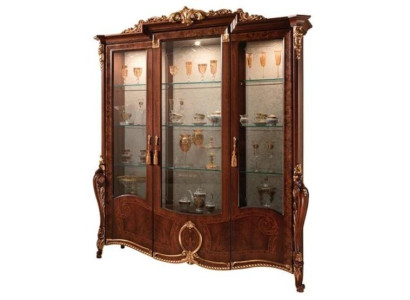 Vitrina armario de 3 puertas Vitrinas armario de sala de estar gabinete de diseño muebles de vidrio nuevo
