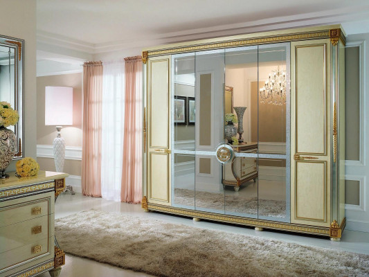 Clásico armario armario armario ropero 6 puertas madera Nuevo mueble