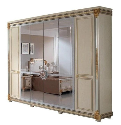 Clásico armario armario armario ropero 6 puertas madera Nuevo mueble