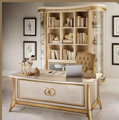 Librería armario vitrina XXL Muebles de diseñador de lujo Barroco Rococó