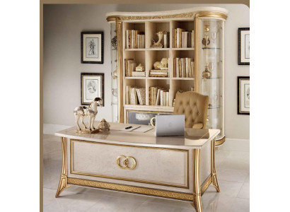 Librería armario vitrina XXL Muebles de diseñador de lujo Barroco Rococó